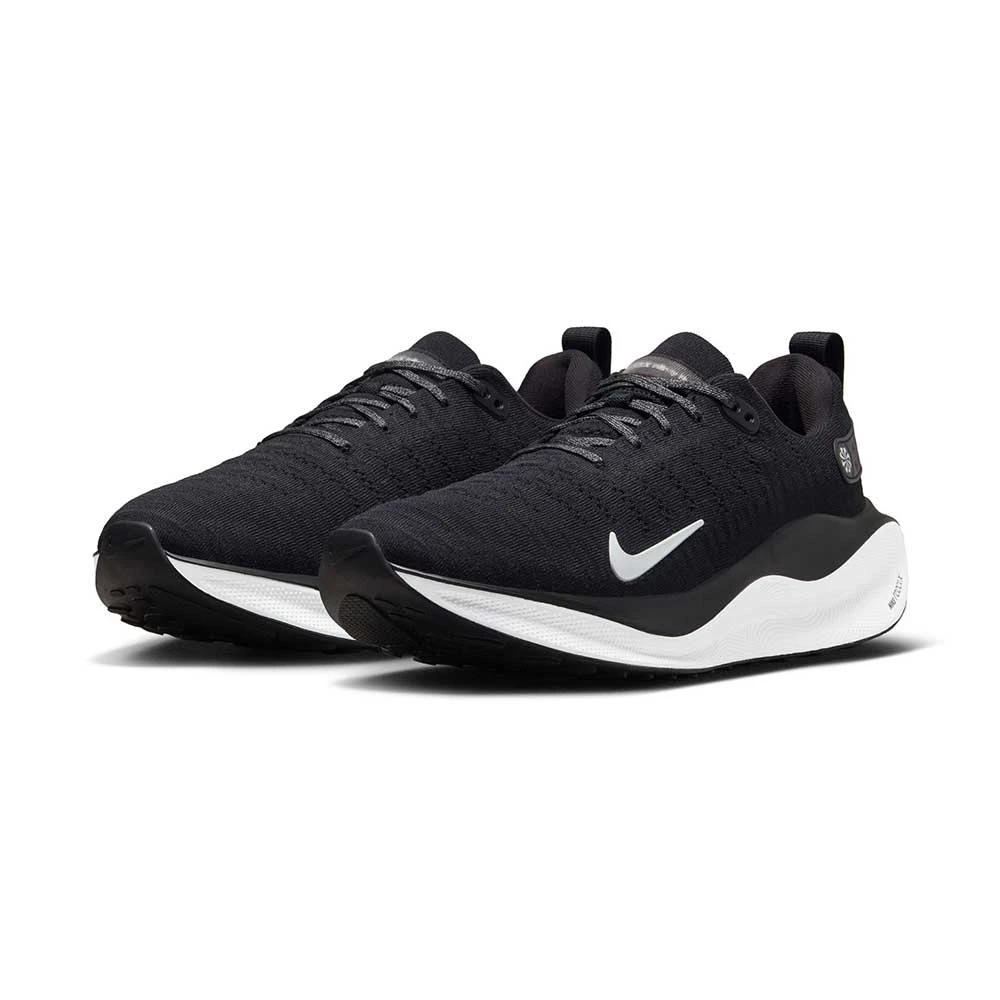 Men's Nike React Infinity Run Flyknit 4 Running Shoe - Black/White-Dark Grey- Regular (D) 4 Men's Nike React Infinity Run Flyknit 4 Running Shoe - Black/White-Dark Grey- Regular (D) - Image 2