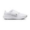 Nike Women's Air Zoom Pegasus 40 Running Shoe- White/Metallic Silver/Pure Platinum- Regular (B) -Boutique Shoe Store AURORA DV3854 101 PHSRH001 2000