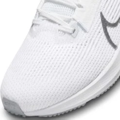Nike Women's Air Zoom Pegasus 40 Running Shoe- White/Metallic Silver/Pure Platinum- Regular (B) -Boutique Shoe Store AURORA DV3854 101 PHSYD001 2000