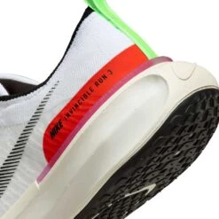 Men's Nike Invincible Run Flyknit 3 SE Running Shoe- White/Black-Lime Blast-Blue Lightning- Regular (D) -Boutique Shoe Store AURORA FJ1046 100 PHSYD002 2000