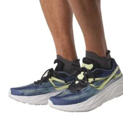 Salomon Men's Aero Glide Running Shoe- Blue Ashes/Dark Sapphire/Sunny Lime- Regular (D) -Boutique Shoe Store L47049200 7481c5f43c36e4a91ce83cf343a3c47e 4fdcdebe 1770 4cf6 b225 1490f2d8d436