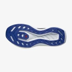 Salomon Men's DRX Bliss Running Shoe - Surf The Web/Safety Yellow/White - Regular (D) -Boutique Shoe Store L47292500 78ebf788301d1989c1302ffebf249bf5