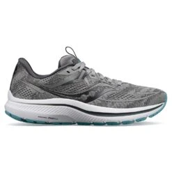 Saucony Women's Omni 21 Running Shoe- Alloy/Rainfall- Regular (B)