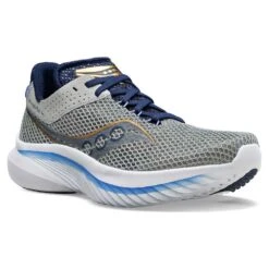 Saucony Women's Kinvara 14 Running Shoe- Fossil/Pool- Regular (B) -Boutique Shoe Store S10823 15 5