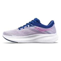 Saucony Women's Ride 16 Running Shoe - Mauve/Indigo - Regular (B) -Boutique Shoe Store S10830 30 2