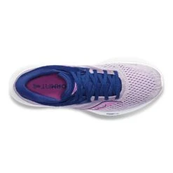 Saucony Women's Ride 16 Running Shoe - Mauve/Indigo - Regular (B) -Boutique Shoe Store S10830 30 3