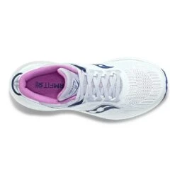 Saucony Women's Triumph 21 Running Shoe - White/Indigo - Regular (B) -Boutique Shoe Store S10881 31 3
