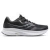 Saucony Men's Guide 15 Running Shoe - Black/White - Wide (2E)