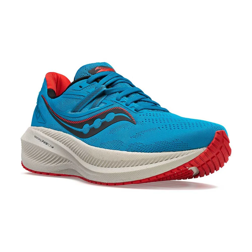 Saucony Men's Triumph 20 Running Shoe- Ocean/Redrock- Regular (D) 4 Saucony Men's Triumph 20 Running Shoe- Ocean/Redrock- Regular (D) - Image 2