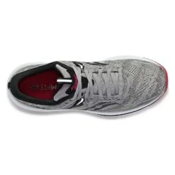 Saucony Men's Omni 21 Running Shoe - Alloy/Garnet- Wide (2E) -Boutique Shoe Store S20763 20 3