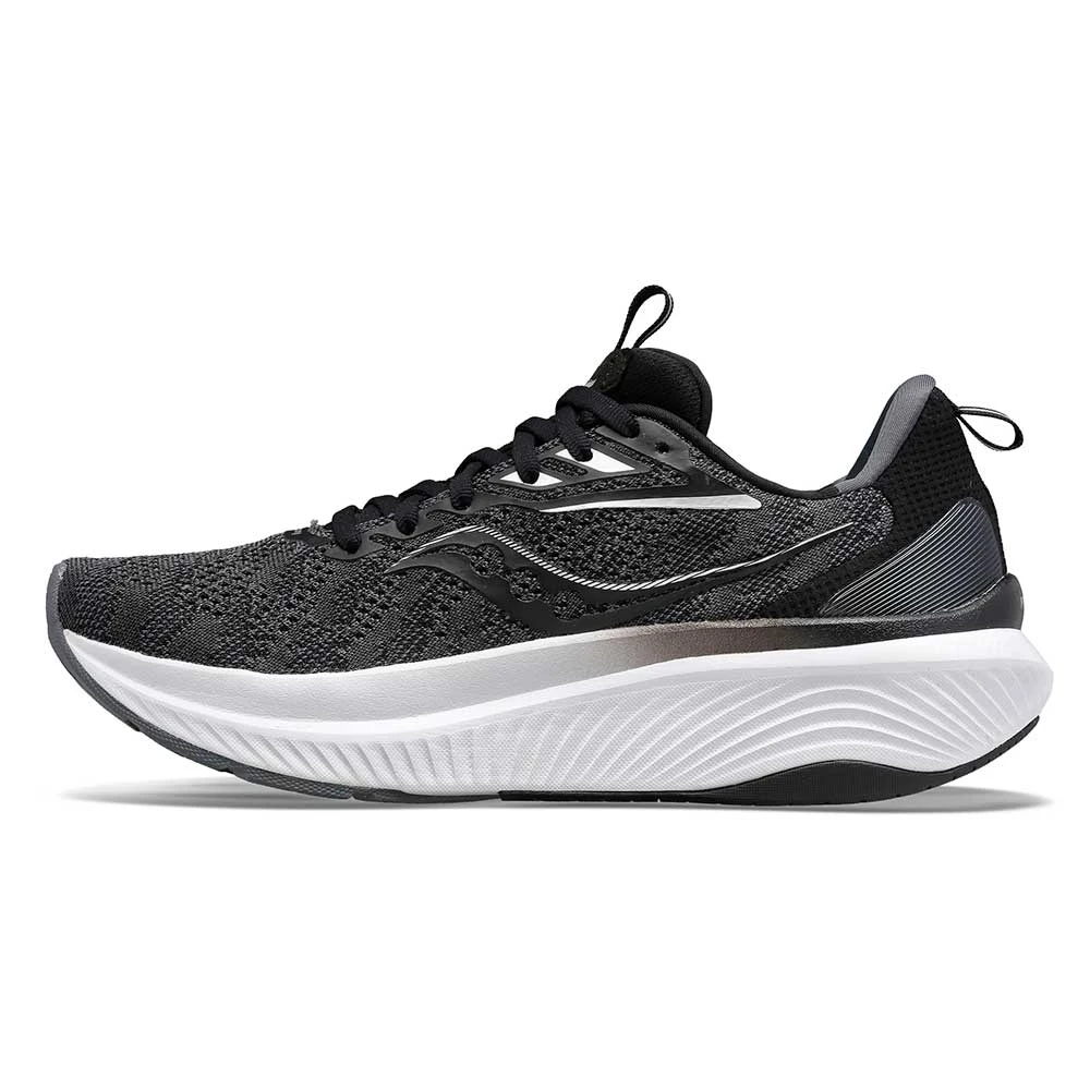 Saucony Men's Echelon 9 Running Shoe- Black/White- Regular (D) 4 Saucony Men's Echelon 9 Running Shoe- Black/White- Regular (D) - Image 2