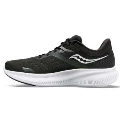 Saucony Men's Ride 16 Running Shoe - Black/White - Regular (D) -Boutique Shoe Store S20831 05 2 bb270305 2862 4250 a65d acb083a3ae16