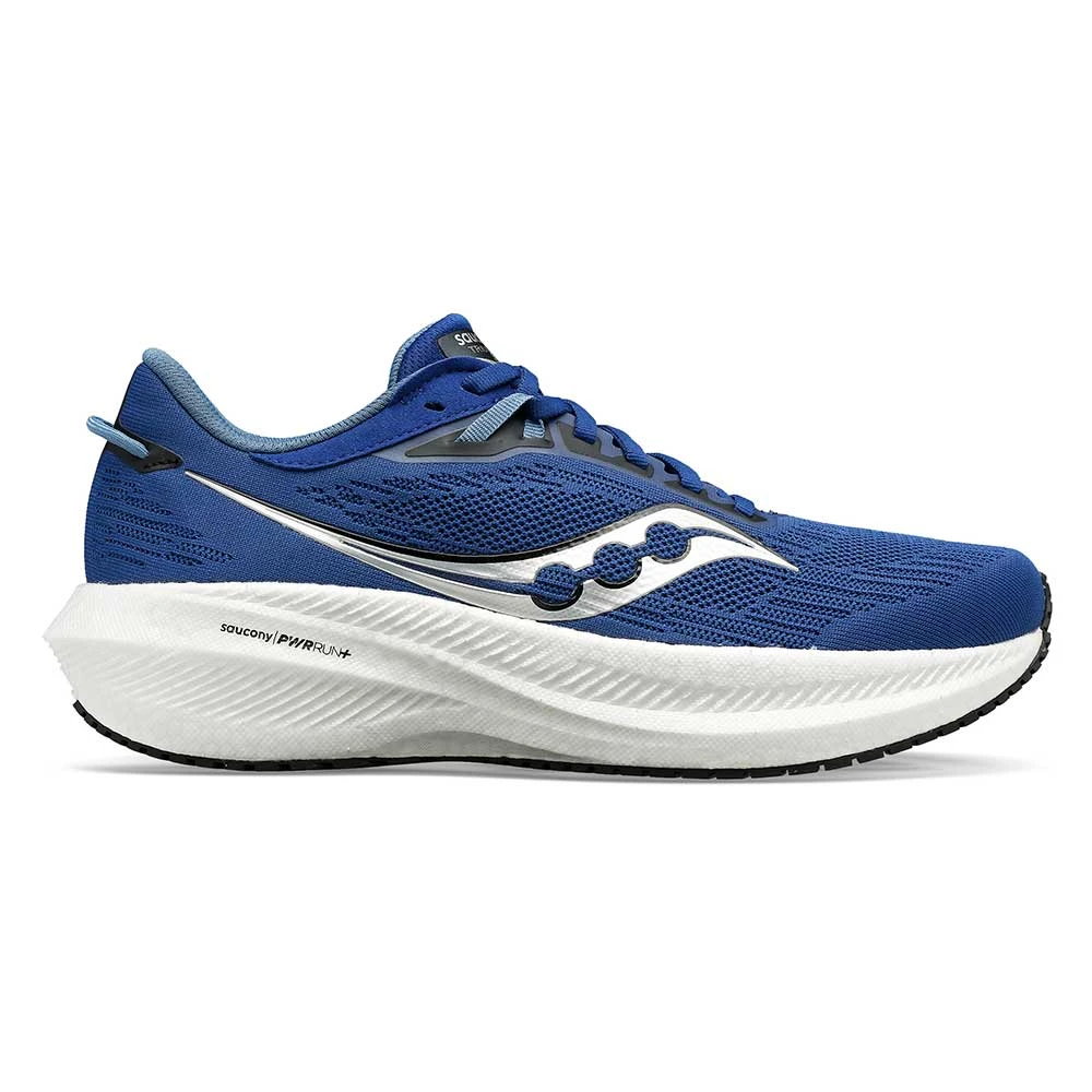 Saucony Men's Triumph 21 Running Shoe - Indigo/Black - Regular (D) 3 Saucony Men's Triumph 21 Running Shoe - Indigo/Black - Regular (D)