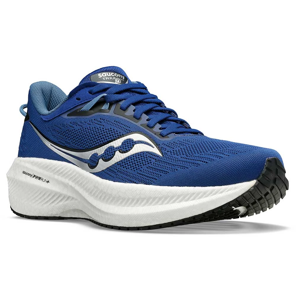 Saucony Men's Triumph 21 Running Shoe - Indigo/Black - Regular (D) 4 Saucony Men's Triumph 21 Running Shoe - Indigo/Black - Regular (D) - Image 2