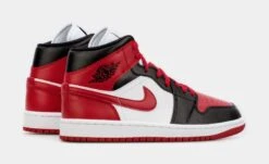 Air Jordan 1 Retro Mid Womens Lifestyle Shoes (Red/Black) -Boutique Shoe Store a6c5e48380fc8903a74498e474d7f09f
