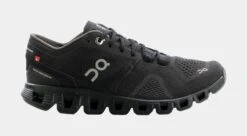 On Cloud X Black/Asphalt Womens Running Shoes (Black)