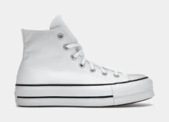 Converse Chuck Taylor All Star Platform Hi Top Womens Lifestyle Shoes (White)