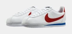Nike Classic Cortez Leather Low Womens Lifestyle Shoes (White/Red/Blue) -Boutique Shoe Store b1fb3ebfa08064138a08a7e91f20032e b40c2049 6c12 441a b6ea 207509541fa0