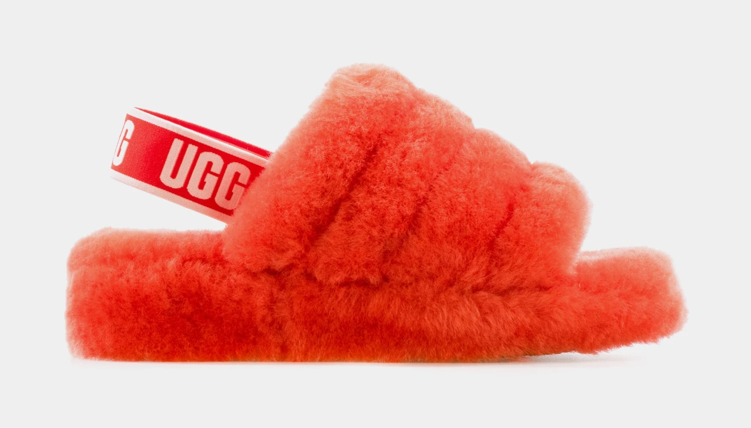 Ugg Fluff Yeah Womens Slide Sandals (Red) 3 Ugg Fluff Yeah Womens Slide Sandals (Red)
