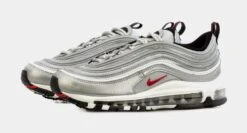 Nike Air Max 97 Silver Bullet Womens Lifestyle Shoes (Grey) -Boutique Shoe Store b747e1cbcde24bc689046c9ee51b486e