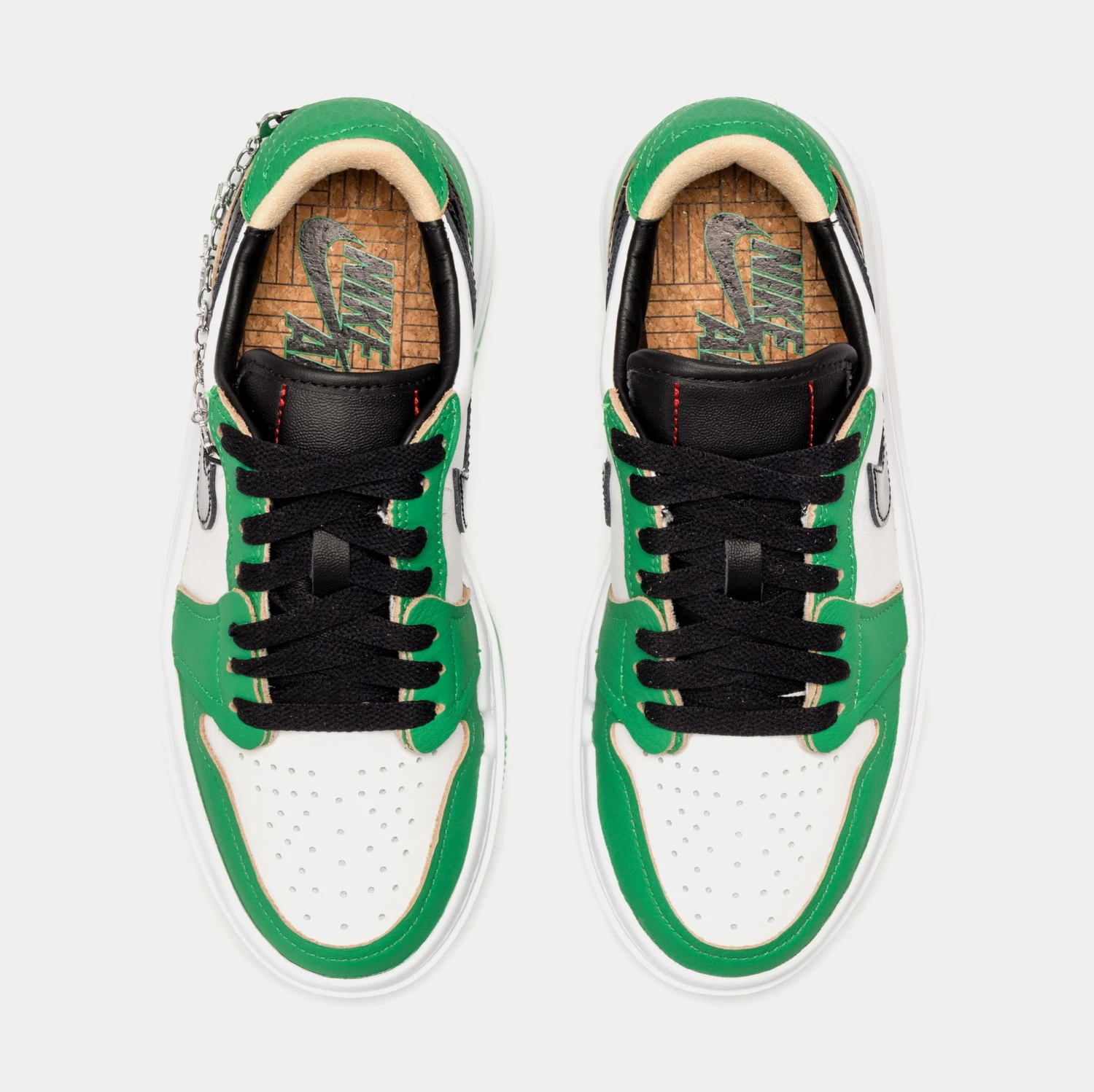 Air Jordan 1 Elevate Low Lucky Green Womens Lifestyle Shoes (Green/White) 7 Air Jordan 1 Elevate Low Lucky Green Womens Lifestyle Shoes (Green/White) - Image 5