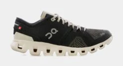 On Cloud X Black/Pearl Womens Running Shoes (Black)