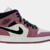 Air Jordan 1 Mid Light Mulberry Womens Lifestyle Shoes (Pink/White/Black) Free Shipping -Boutique Shoe Store ba661d14e99bcd9e25c9b012bb12377e