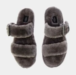 Ugg Fuzz Yeah Womens Sandals (Grey) 12 Ugg Fuzz Yeah Womens Sandals (Grey) -Boutique Shoe Store bb4ea9ff66ad0630ae6785724cbe4cd9