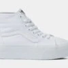 Vans SK8 Hi Tapered Stackform Womens Skate Shoes (White) -Boutique Shoe Store c3378cf910f23bdc5b700c72be02ce40