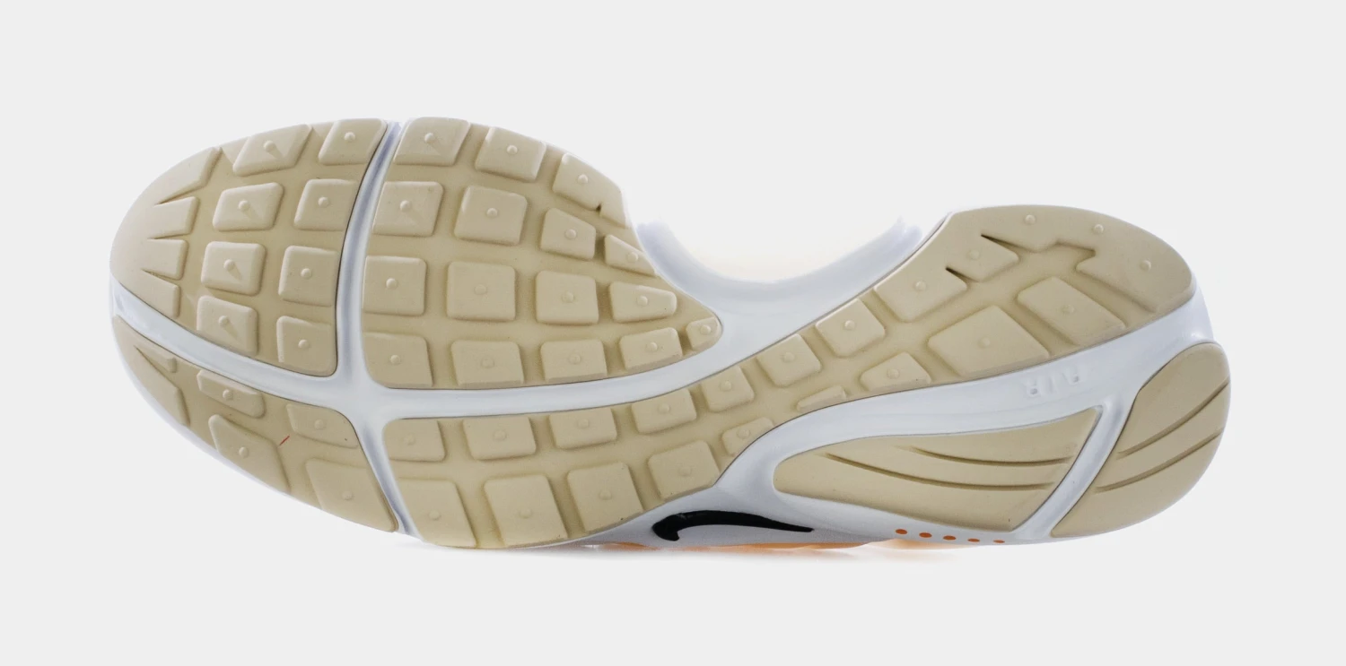 Nike Air Presto Womens Running Shoes (Off White/Orange/Beige) 5 Nike Air Presto Womens Running Shoes (Off White/Orange/Beige) - Image 3