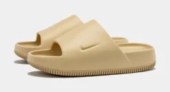 Nike Calm Slide Womens Sandals (Beige) -Boutique Shoe Store c8c8f65abf99027bea2db9f4bacdd132