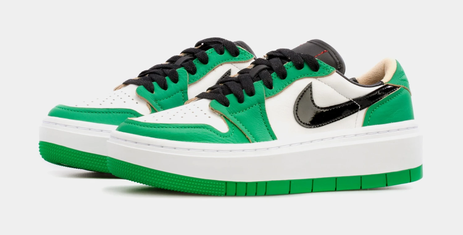 Air Jordan 1 Elevate Low Lucky Green Womens Lifestyle Shoes (Green/White) 6 Air Jordan 1 Elevate Low Lucky Green Womens Lifestyle Shoes (Green/White) - Image 4