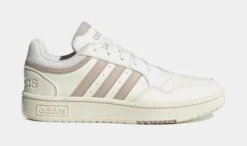 ADIDAS Hoops 3.0 Womens Basketball Shoes (White/Beige)