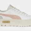 Puma Mayze Thrifted Womens Lifestyle Shoes (White/Pink) -Boutique Shoe Store d00de3d0ea8d92e48914de8148ffd6e9