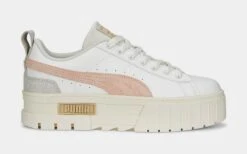 Puma Mayze Thrifted Womens Lifestyle Shoes (White/Pink)