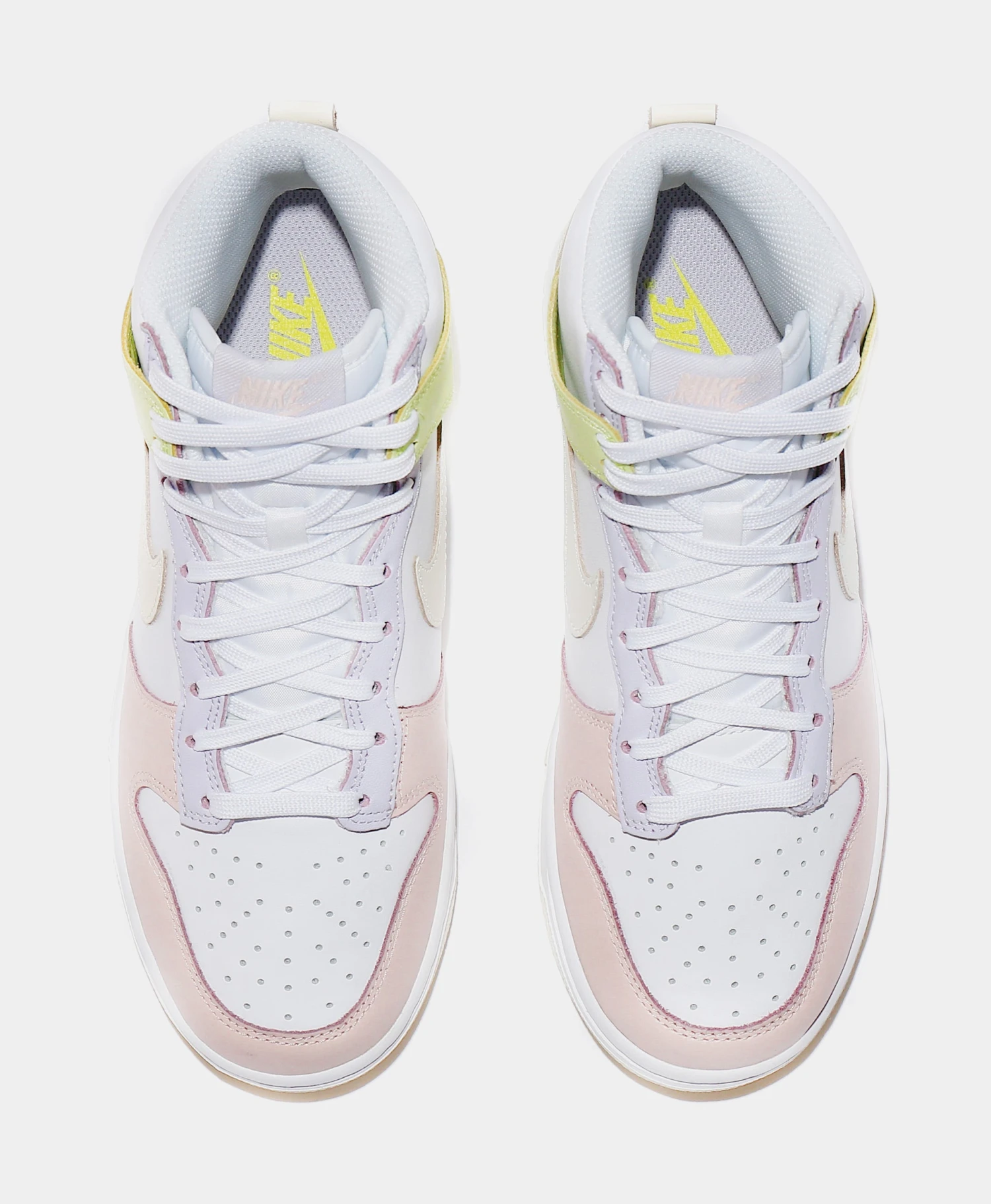 Nike Dunk High Cashmere Womens Lifestyle Shoe (White/Cashmere/Lemon Twist) 7 Nike Dunk High Cashmere Womens Lifestyle Shoe (White/Cashmere/Lemon Twist) - Image 5