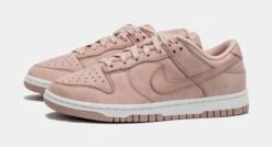 Nike Dunk Low Pink Oxford Womens Lifestyle Shoes (Pink) -Boutique Shoe Store d190beee329c5653e2579957bf05c053