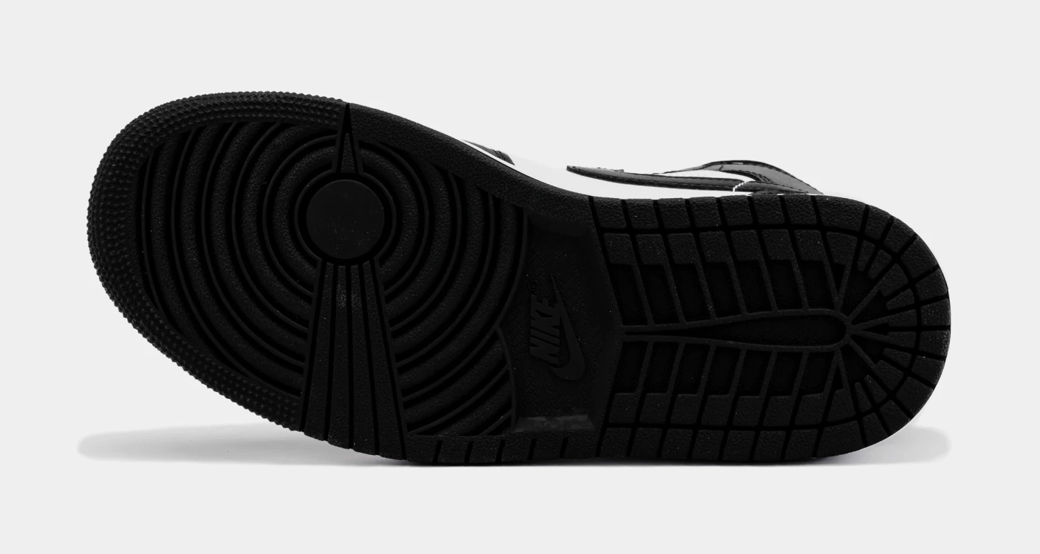 Air Jordan 1 Retro Mid Panda Womens Lifestyle Shoes (Black/White) 5 Air Jordan 1 Retro Mid Panda Womens Lifestyle Shoes (Black/White) - Image 3