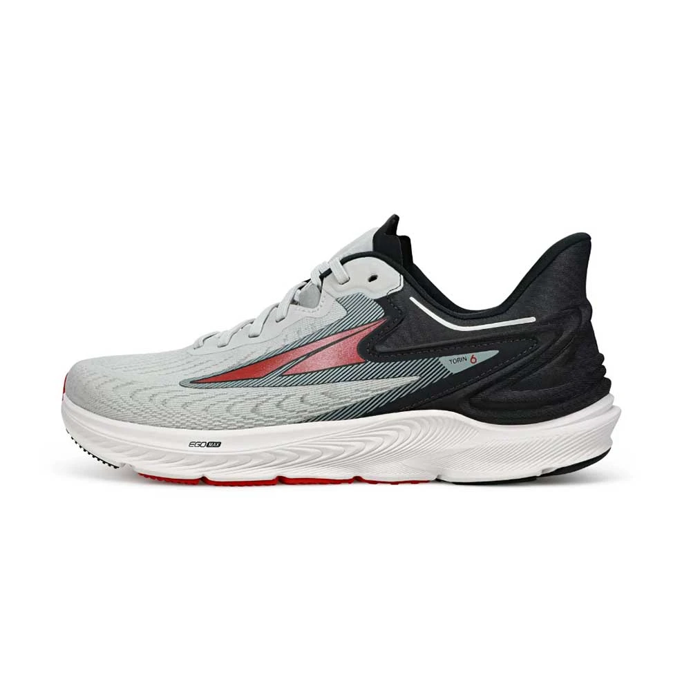 Altra Men's Torin 6 Running Shoe- Gray/Red - Regular (D) 5 Altra Men's Torin 6 Running Shoe- Gray/Red - Regular (D) - Image 3