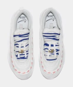 Nike Air Max 97 SE Women Running Shoe (Light Bone/Deep Royal Blue/White/University Red) -Boutique Shoe Store e26cd62e9d783ba06d8e61ab6123760a e12b518e 872b 495e b280 9d0974c52131