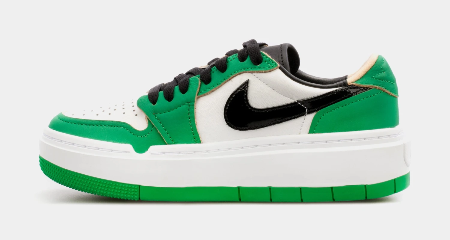 Air Jordan 1 Elevate Low Lucky Green Womens Lifestyle Shoes (Green/White) 4 Air Jordan 1 Elevate Low Lucky Green Womens Lifestyle Shoes (Green/White) - Image 2