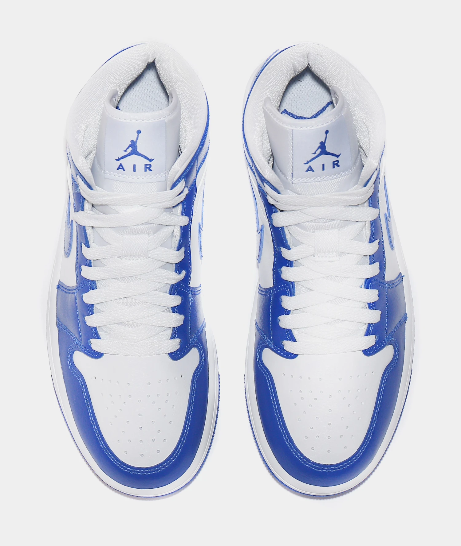 Air Jordan 1 Mid Hyper Royal Womens Lifestyle Shoes (White/Hyper Royal) 7 Air Jordan 1 Mid Hyper Royal Womens Lifestyle Shoes (White/Hyper Royal) - Image 5