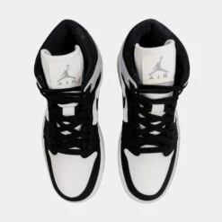 Air Jordan 1 Retro Mid SE Light Steel Grey Womens Lifestyle Shoes (Black/Grey) -Boutique Shoe Store f236ddc04d9c6920c9846cce500ccf0e