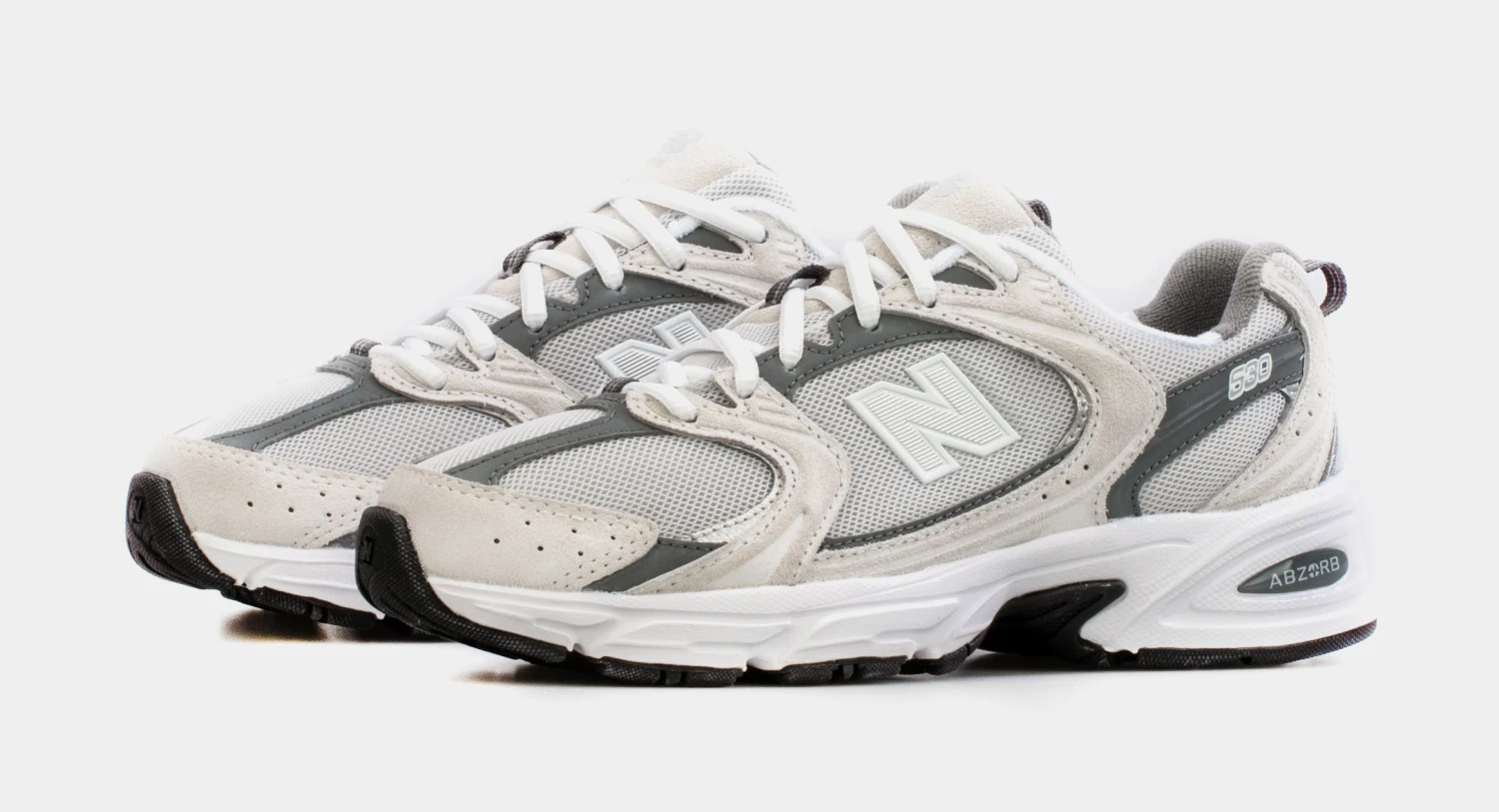 MR530 Mens Running Shoes (Grey/White) 6 MR530 Mens Running Shoes (Grey/White) - Image 4