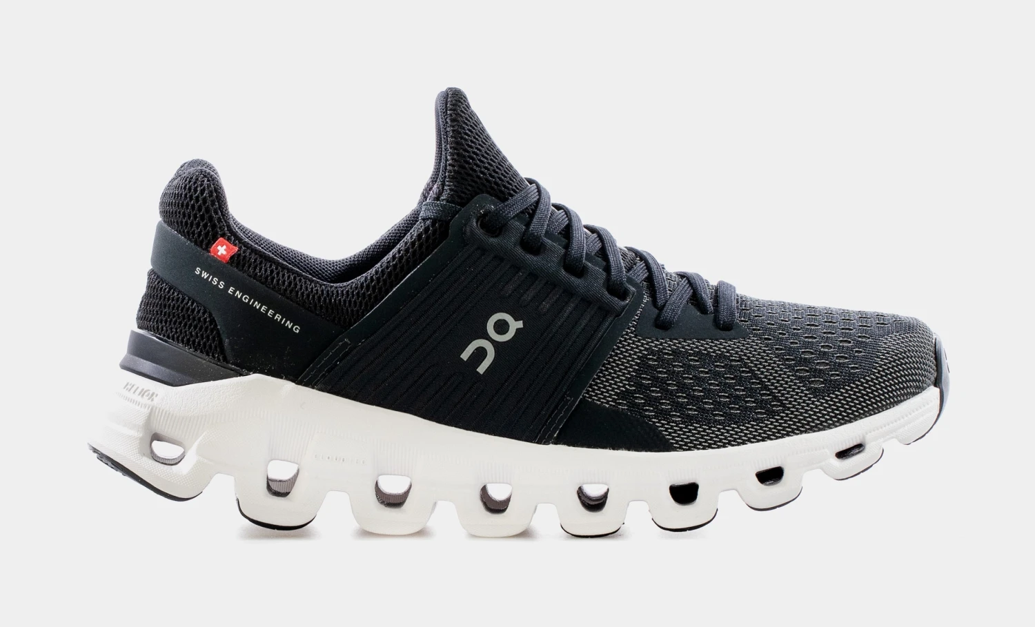 On Cloudswift Black/Rock Womens Running Shoes (Black) 3 On Cloudswift Black/Rock Womens Running Shoes (Black)