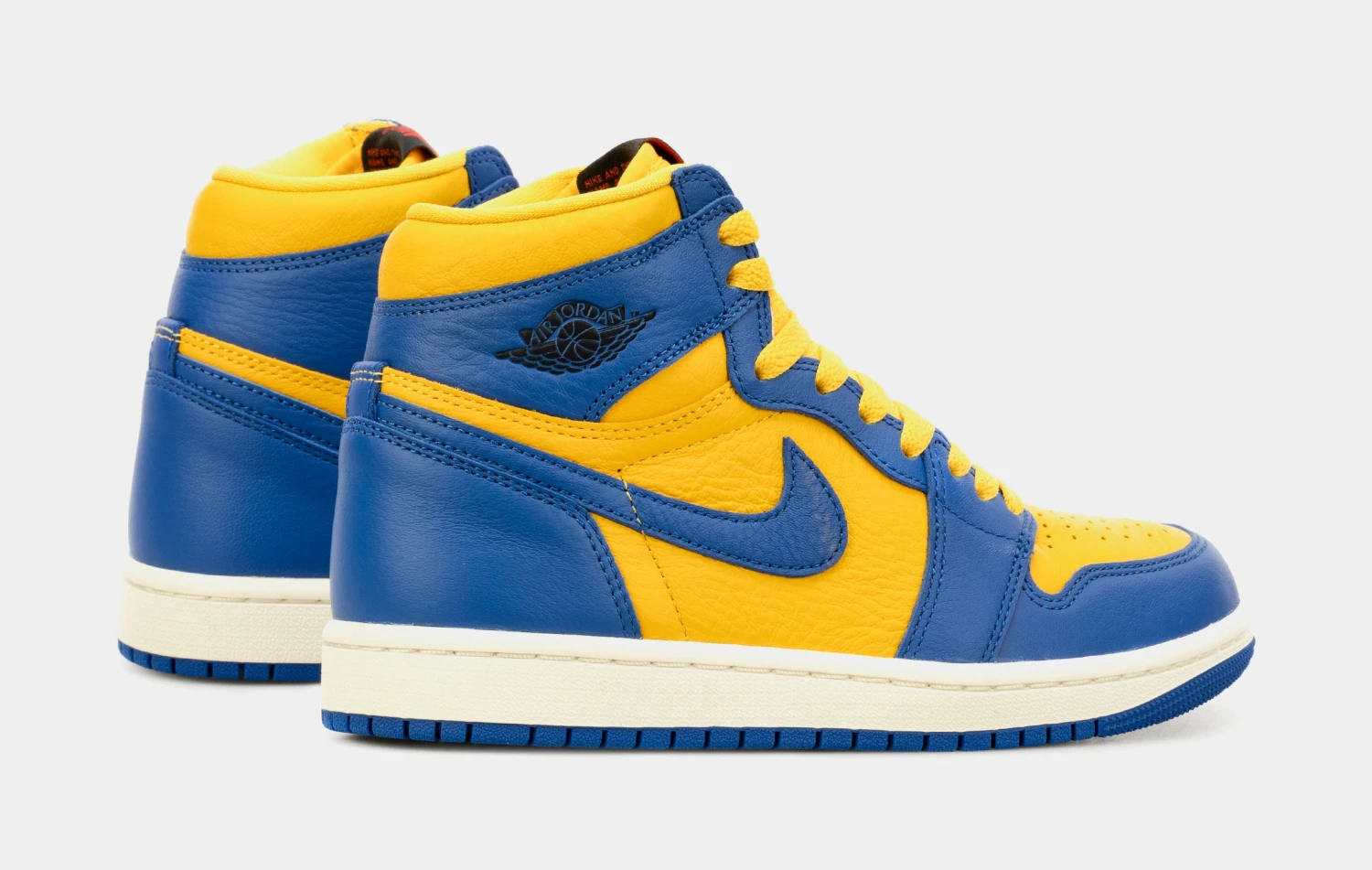 Air Jordan 1 Retro High OG Reverse Laney Womens Lifestyle Shoes (Yellow/Blue) Free Shipping 8 Air Jordan 1 Retro High OG Reverse Laney Womens Lifestyle Shoes (Yellow/Blue) Free Shipping - Image 6