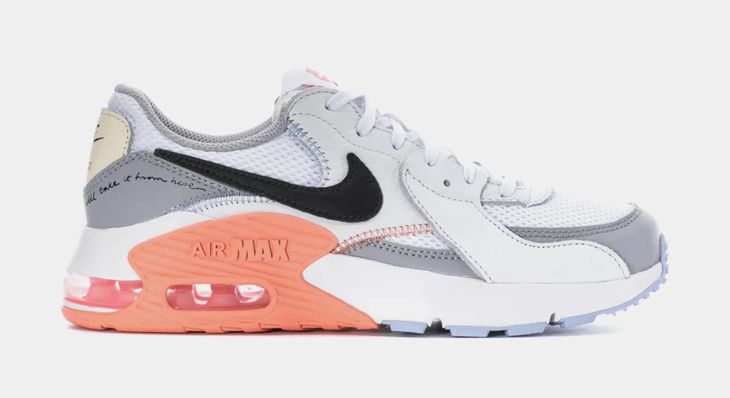 Nike Air Max Excess Womens Running Shoes (White/Coral Pink) 3 Nike Air Max Excess Womens Running Shoes (White/Coral Pink)