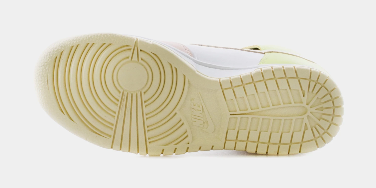 Nike Dunk High Cashmere Womens Lifestyle Shoe (White/Cashmere/Lemon Twist) 5 Nike Dunk High Cashmere Womens Lifestyle Shoe (White/Cashmere/Lemon Twist) - Image 3