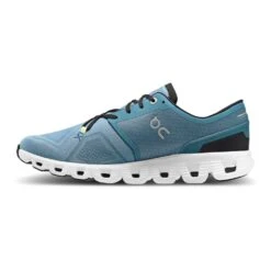 On Running Men's Cloud X 3 Running Shoe- Pewter/White- Regular (D) -Boutique Shoe Store webimage 96DDAF74 FAB4 45F0 B05565882883B606