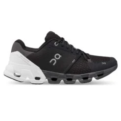 On Running Men's Cloudflyer 4 Running Shoe- Black/White- Regular (D)